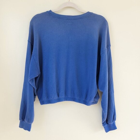 MOTHER The Drop Square Cinch Sweatshirt Mushroom Size Medium - Picture 6 of 7